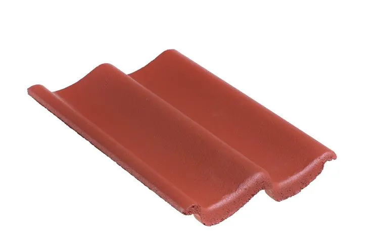 Tuile à double bourrelet Sneldek rouge